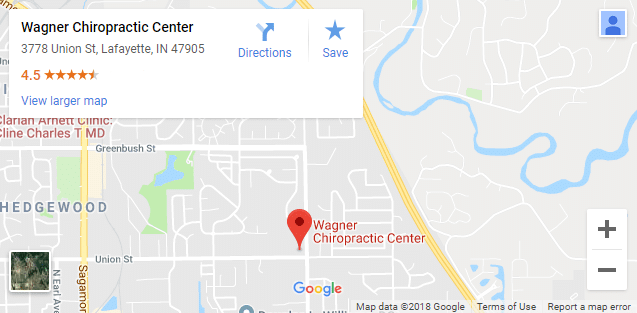 Map of Lafayette - Union St. Chiropractors